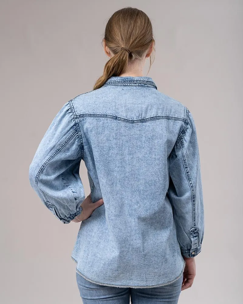 Acid Wash Denim Jacket