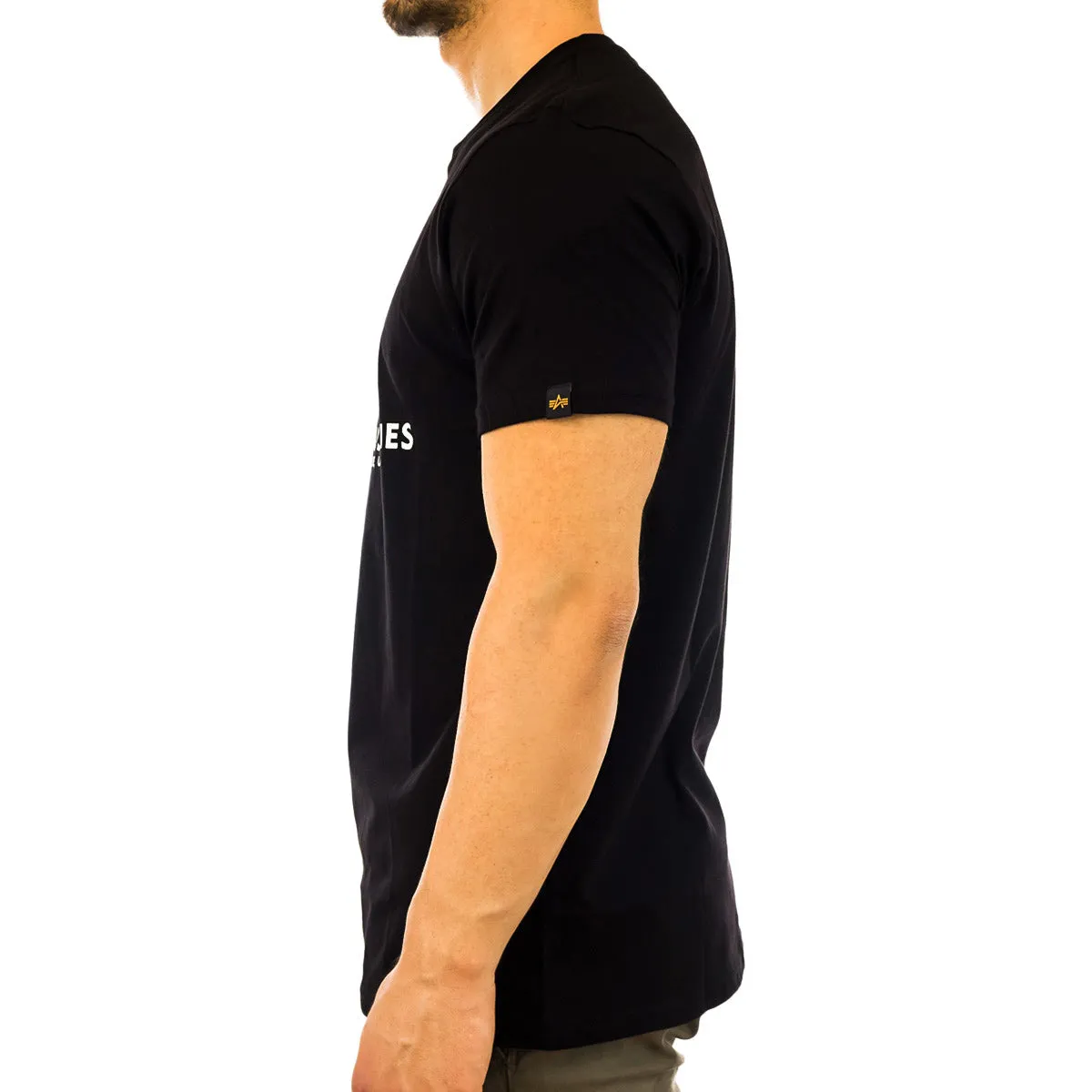 Alpha Industries Inc Basic T-Shirt 100501-03alt - schwarz-weiss
