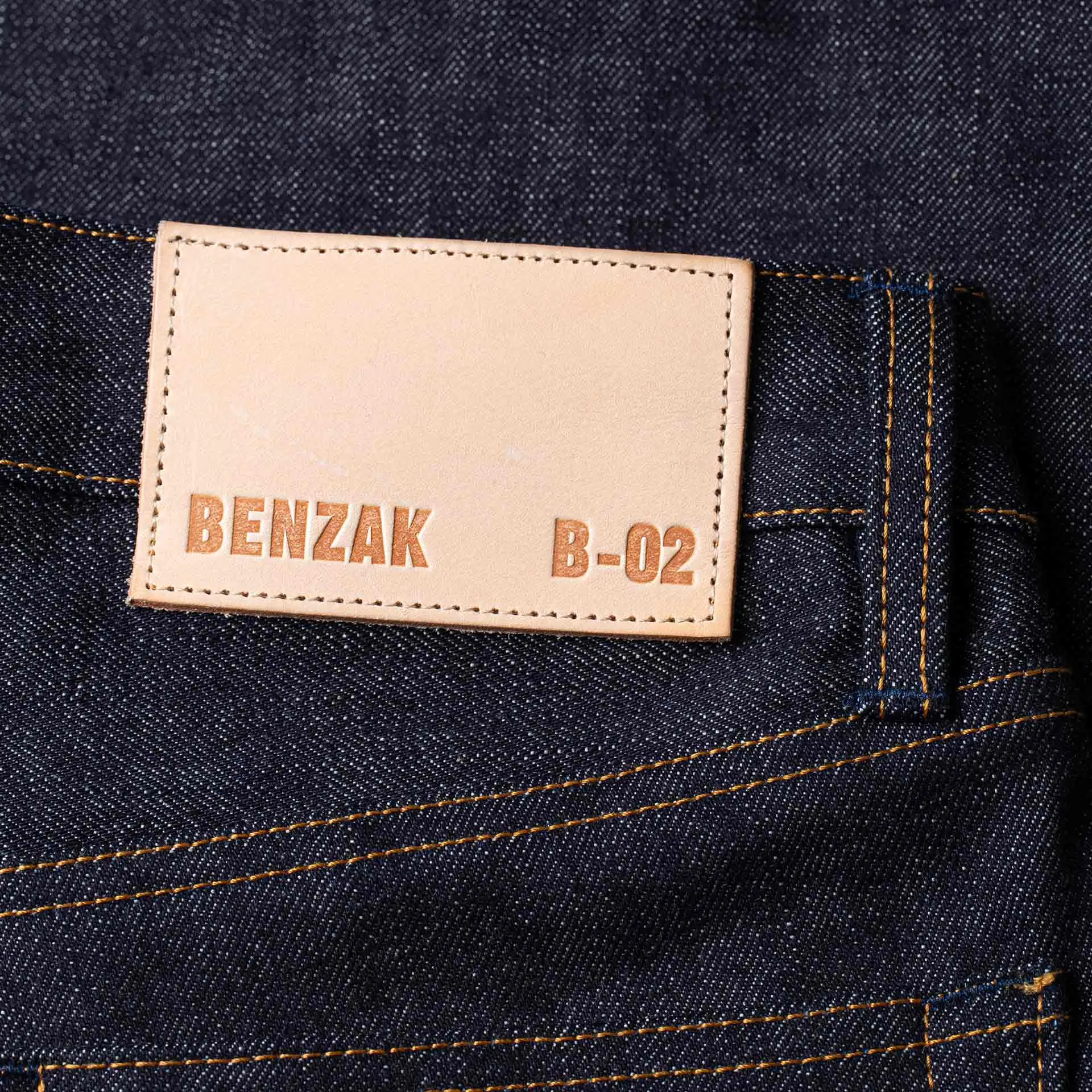 B-02 REGULAR STRAIGHT 18 oz. dark indigo selvedge [AW24]