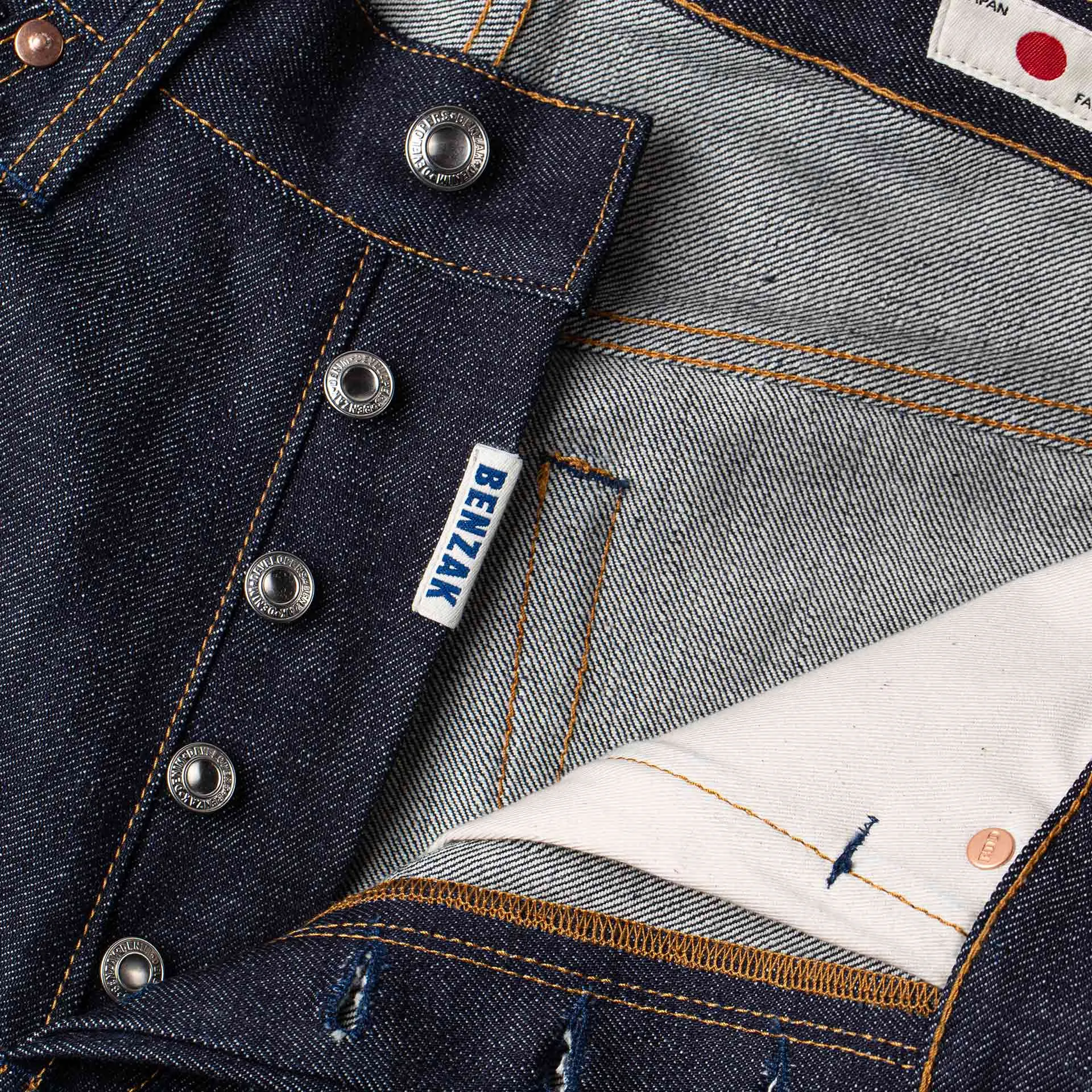 B-02 REGULAR STRAIGHT 18 oz. dark indigo selvedge [AW24]