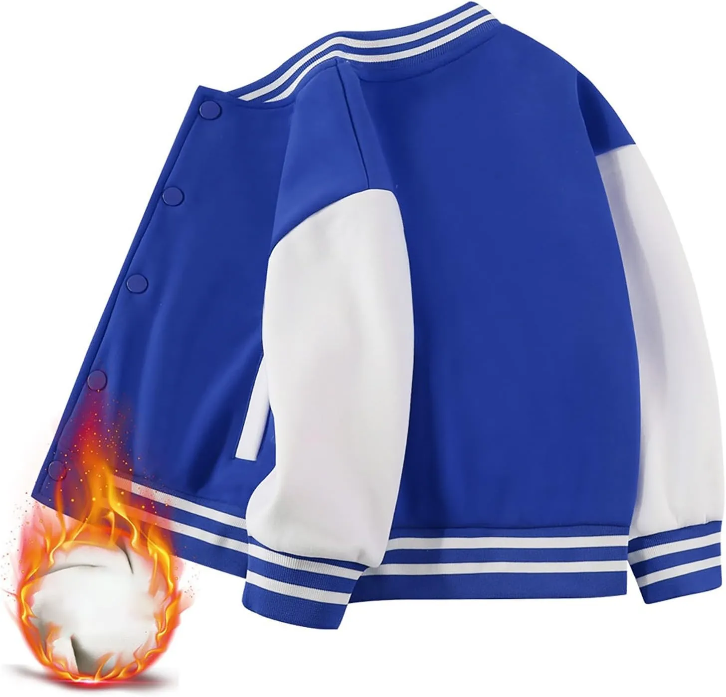 Baby Boy Spring Coat Little Kid Baseball Cardigan Jacket Kids Unisex Boys Varsity Baseball Bomber
