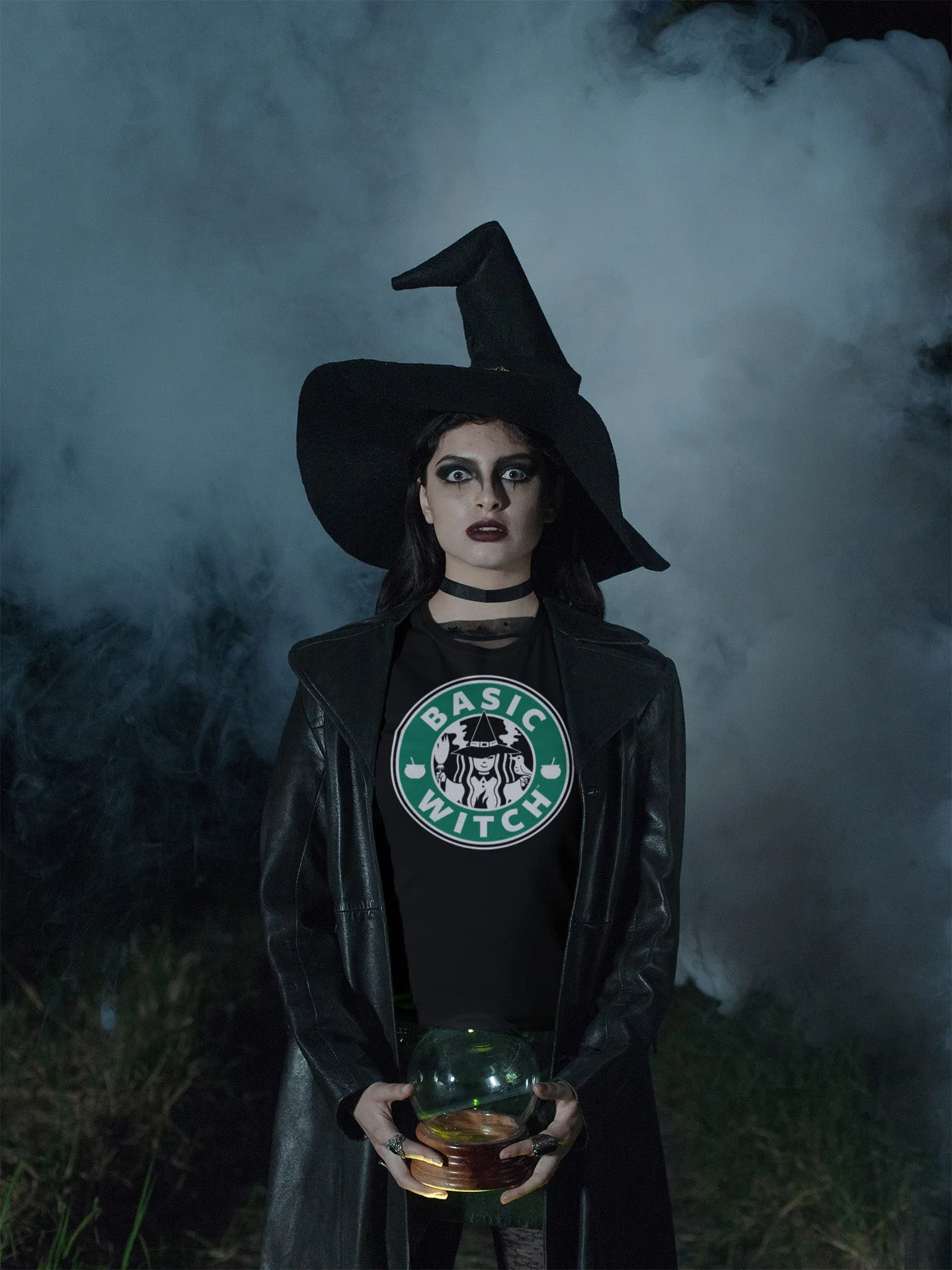 Basic Witch Brew Coffee Women's Scoopneck T-shirt