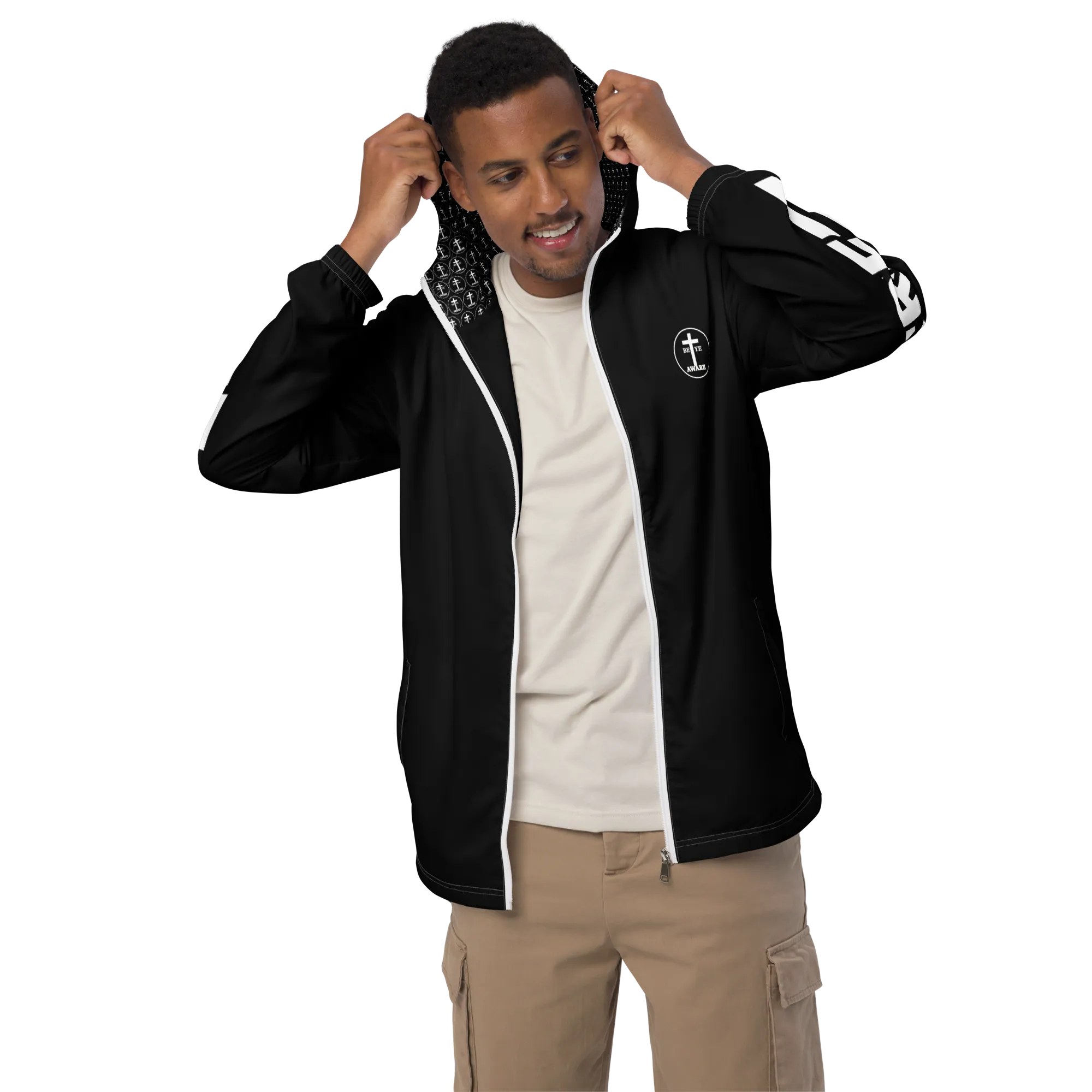 Be Ye AWARE AS Mens Windbreakers