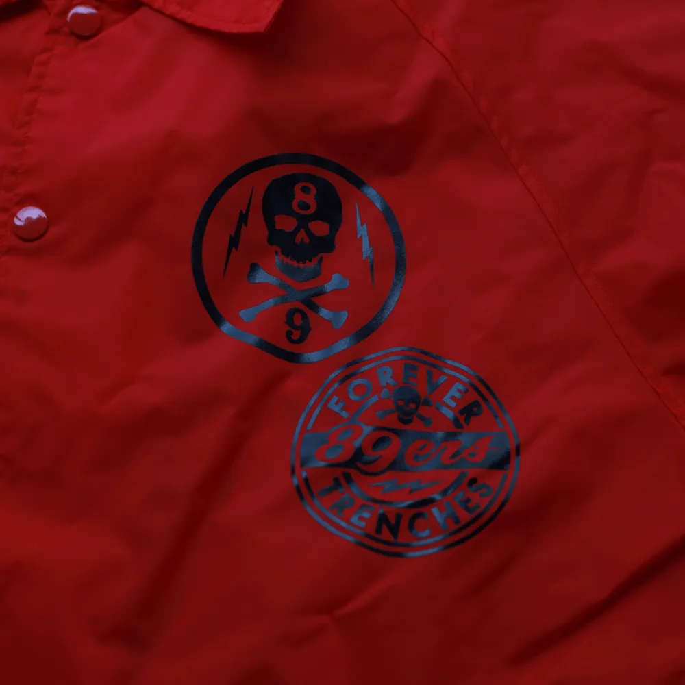 Brain Gang 4 Eva Coaches Jacket Red