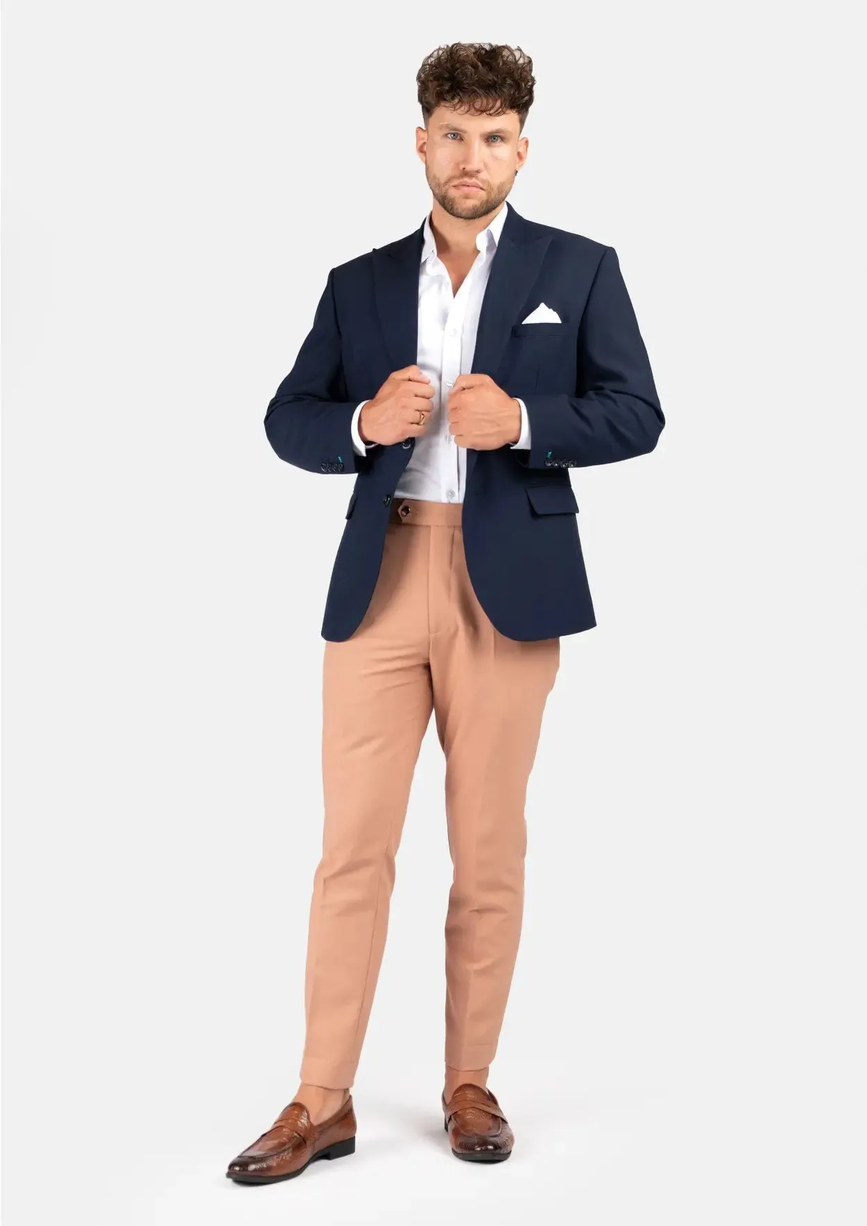 Bryant Navy Blue Stretch Jacket