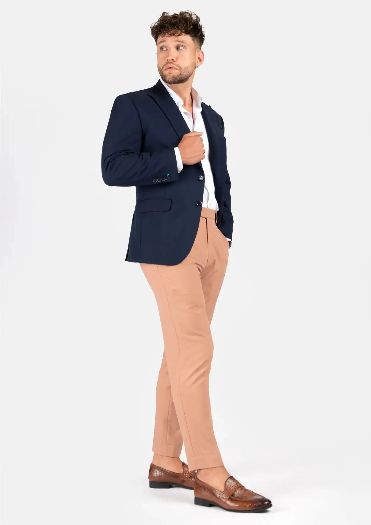 Bryant Navy Blue Stretch Jacket