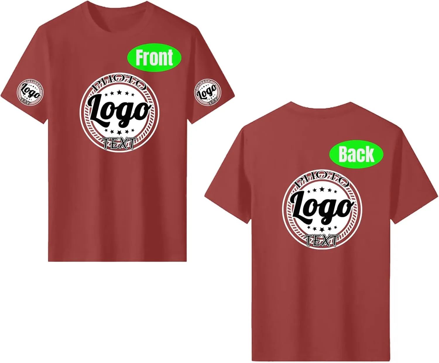 Custom T Shirts with Your Text Logo Photo Personalized T Shirts Custom Shirt Design Your Own Custom Tee Shirt