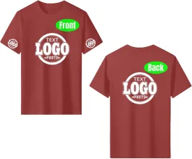 Custom T Shirts with YourText Logo Photo Personalized T Shirts Custom Shirt Design Your Own Custom Tee Shirt