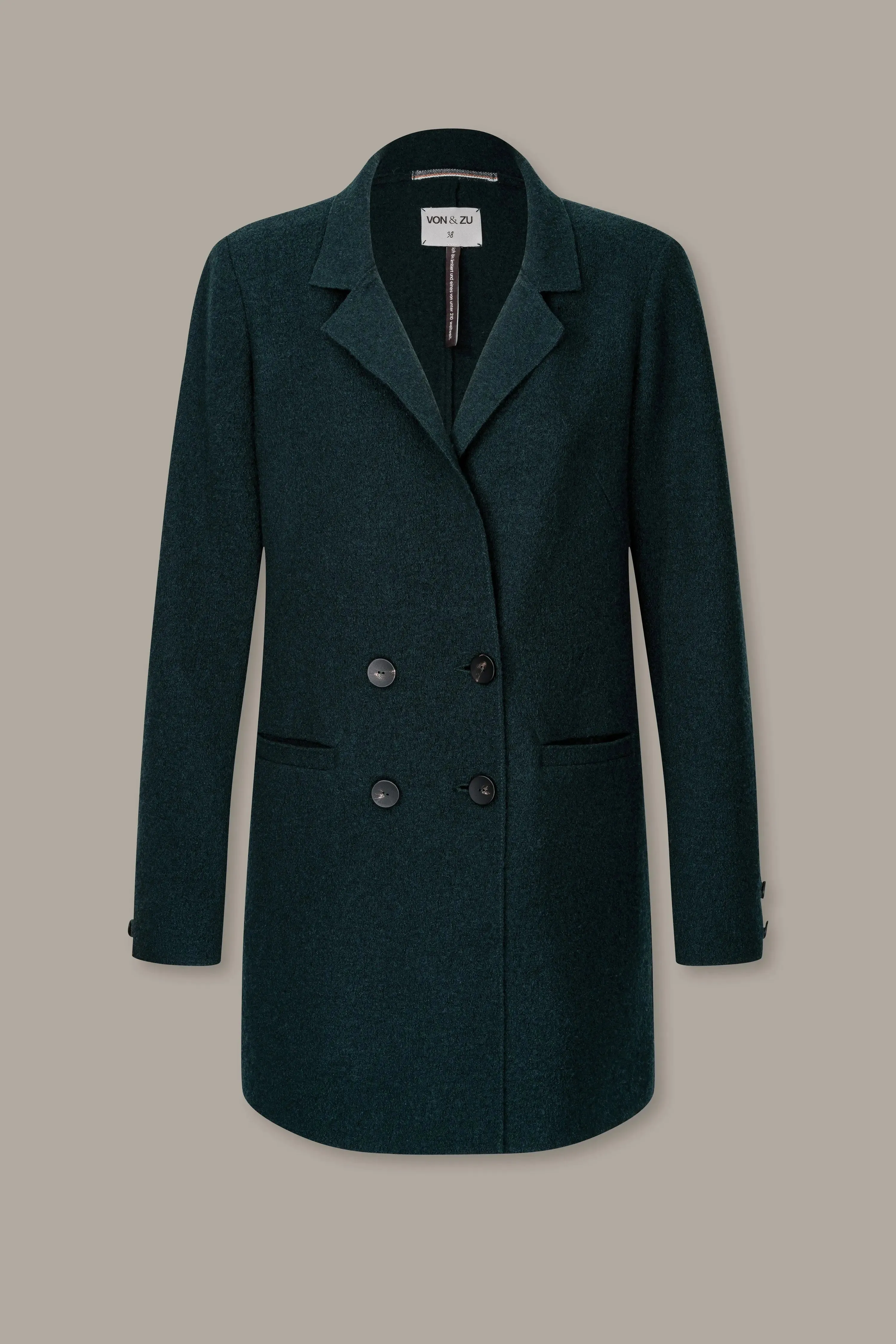 Doppelreihiger Blazer aus Walk