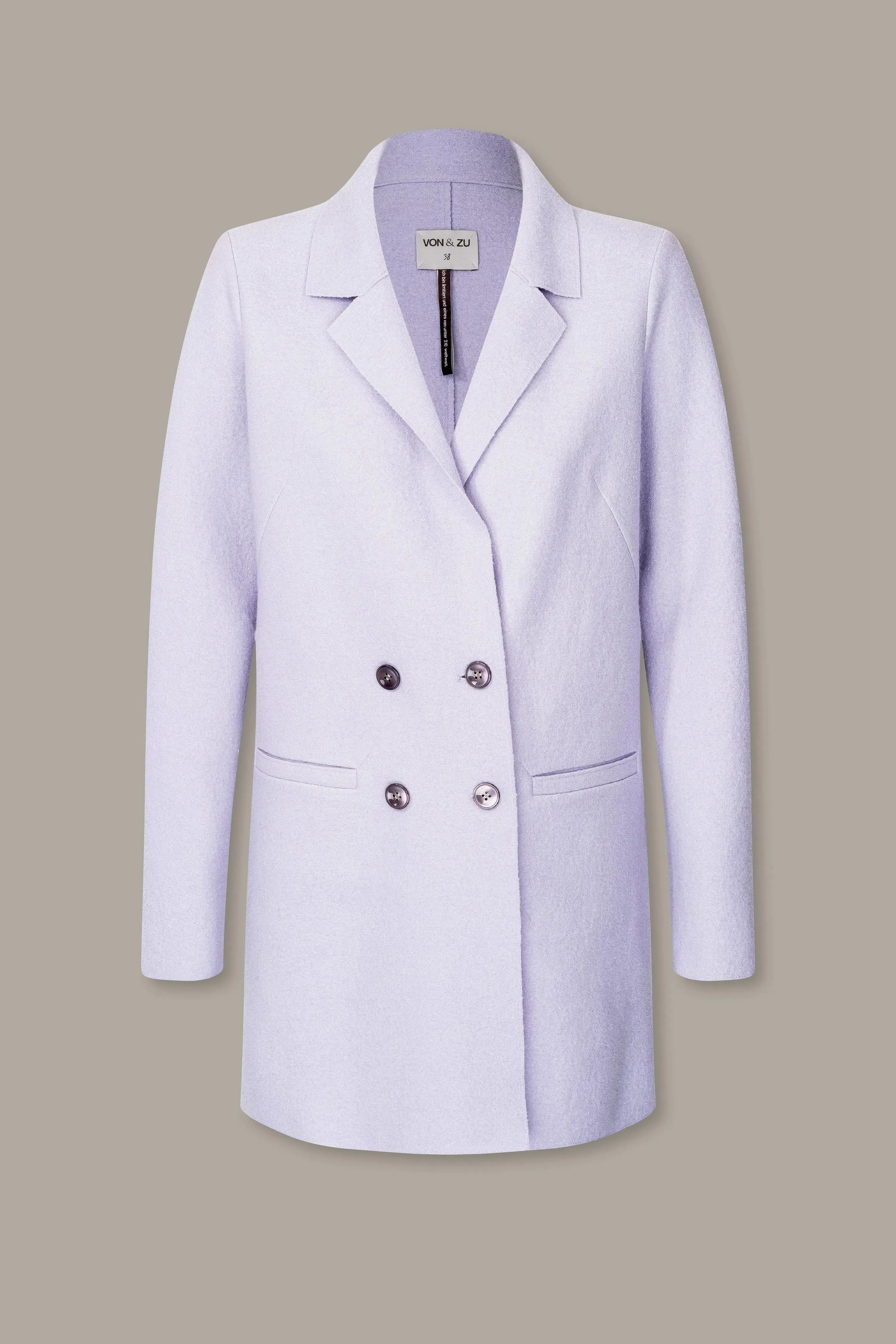 Doppelreihiger Blazer aus Walk