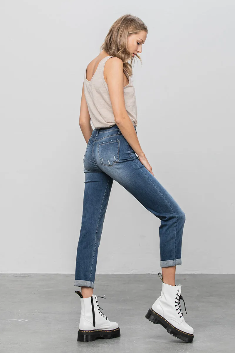 Go Anywhere Slim Boyfriend Jeans