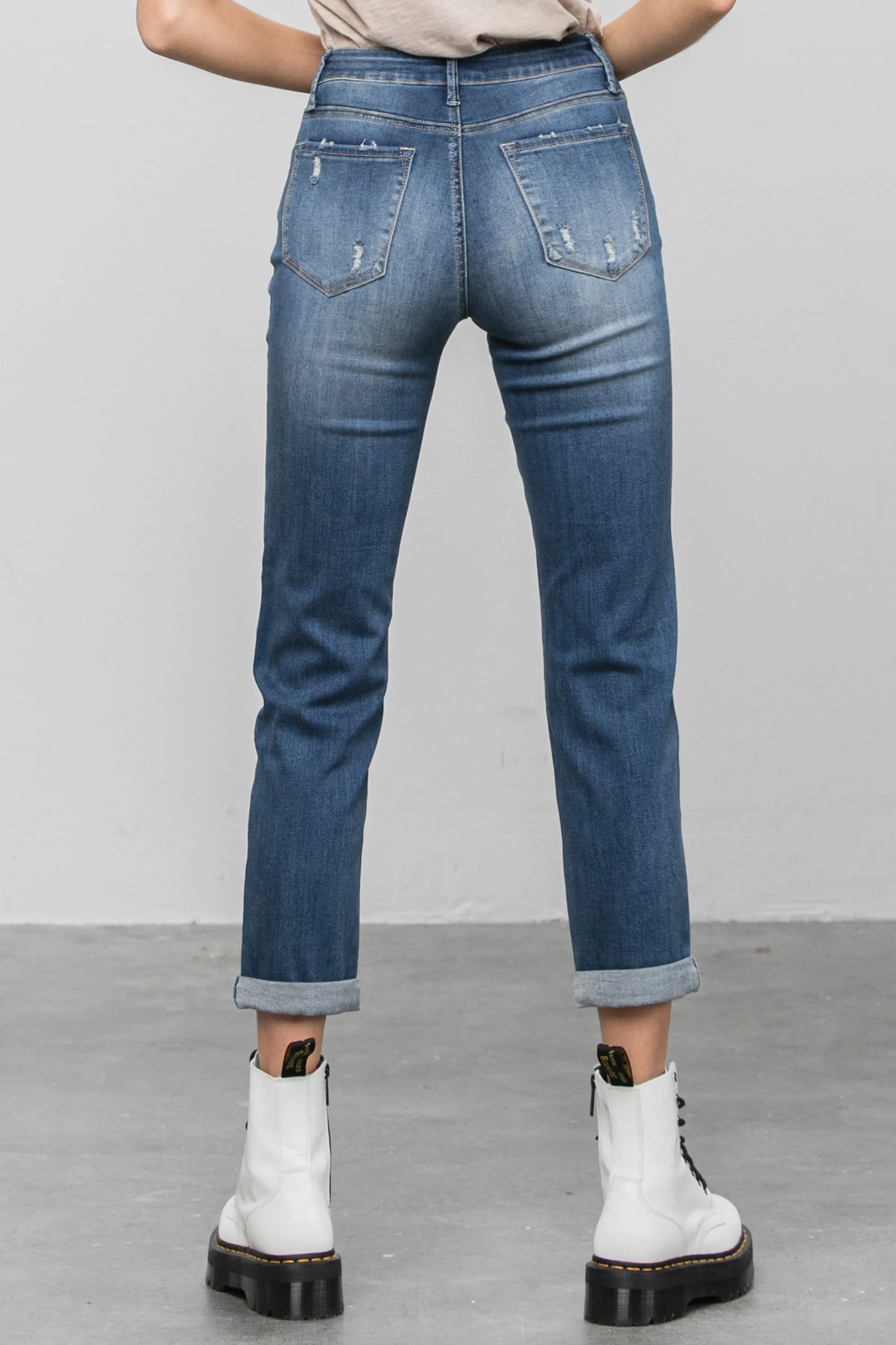 Go Anywhere Slim Boyfriend Jeans
