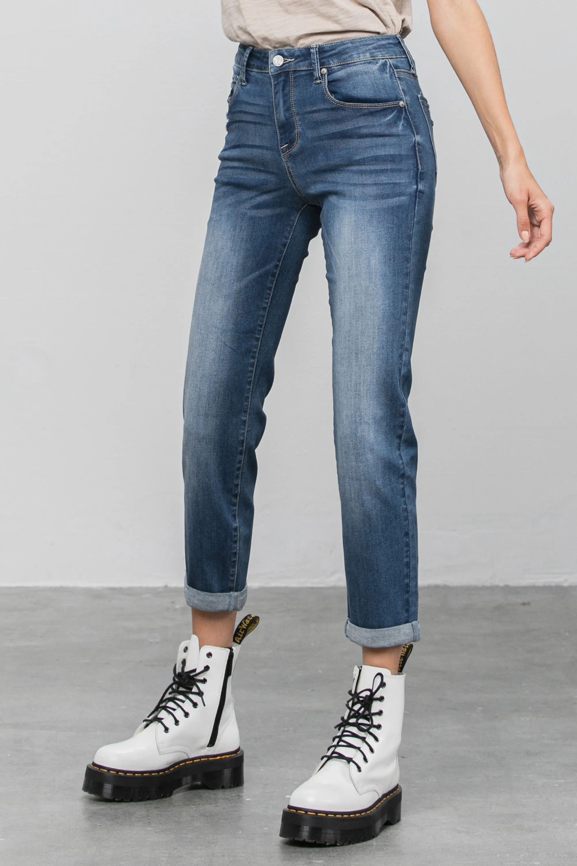 Go Anywhere Slim Boyfriend Jeans