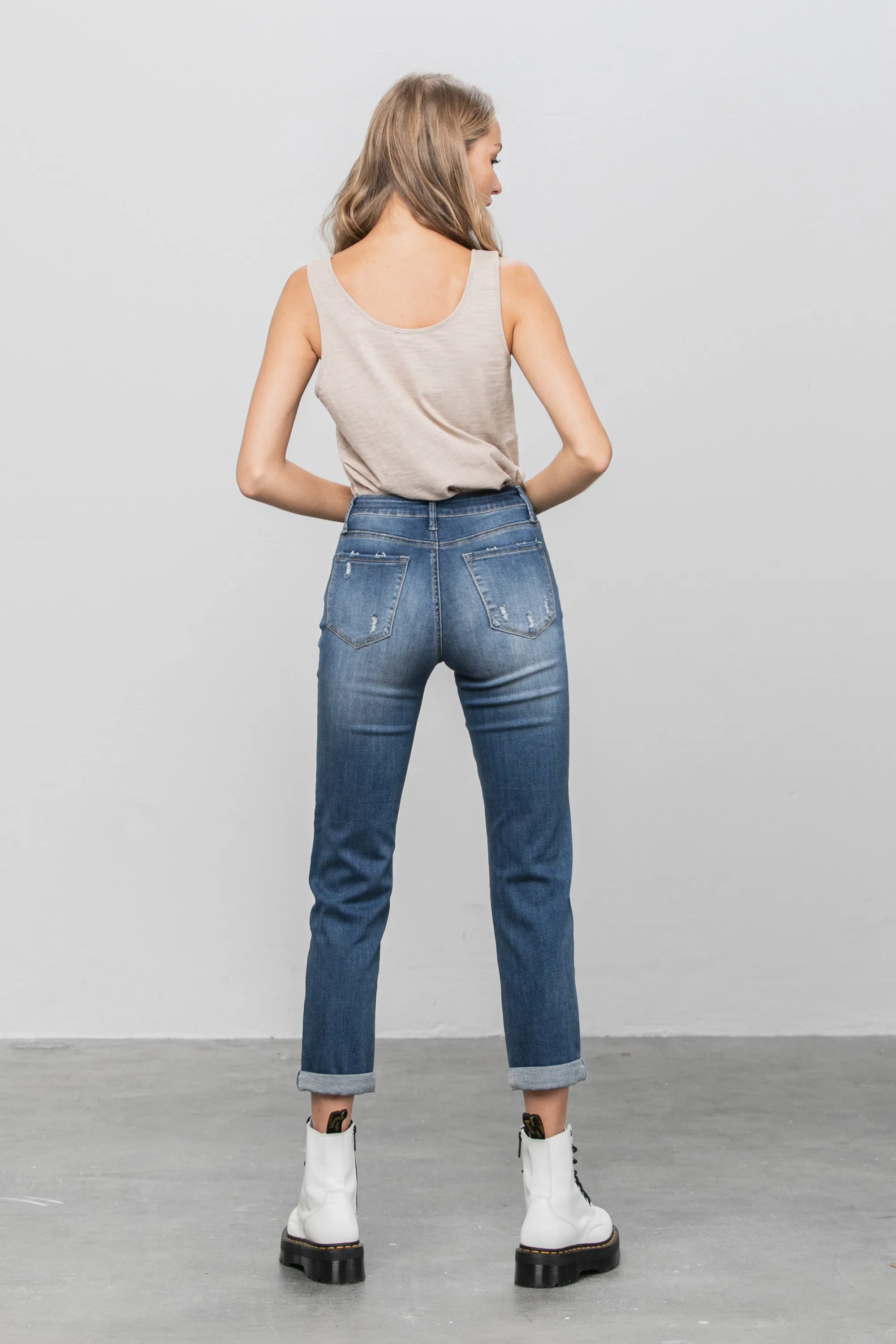 Go Anywhere Slim Boyfriend Jeans