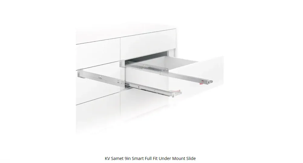 Knape & Vogt KVSUMB 15" Smart Slide Full Fit Power Soft Close Undermount Slide KVSUMB 15
