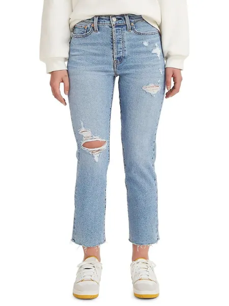 Levi's Wedgie Straight With Raw Hem