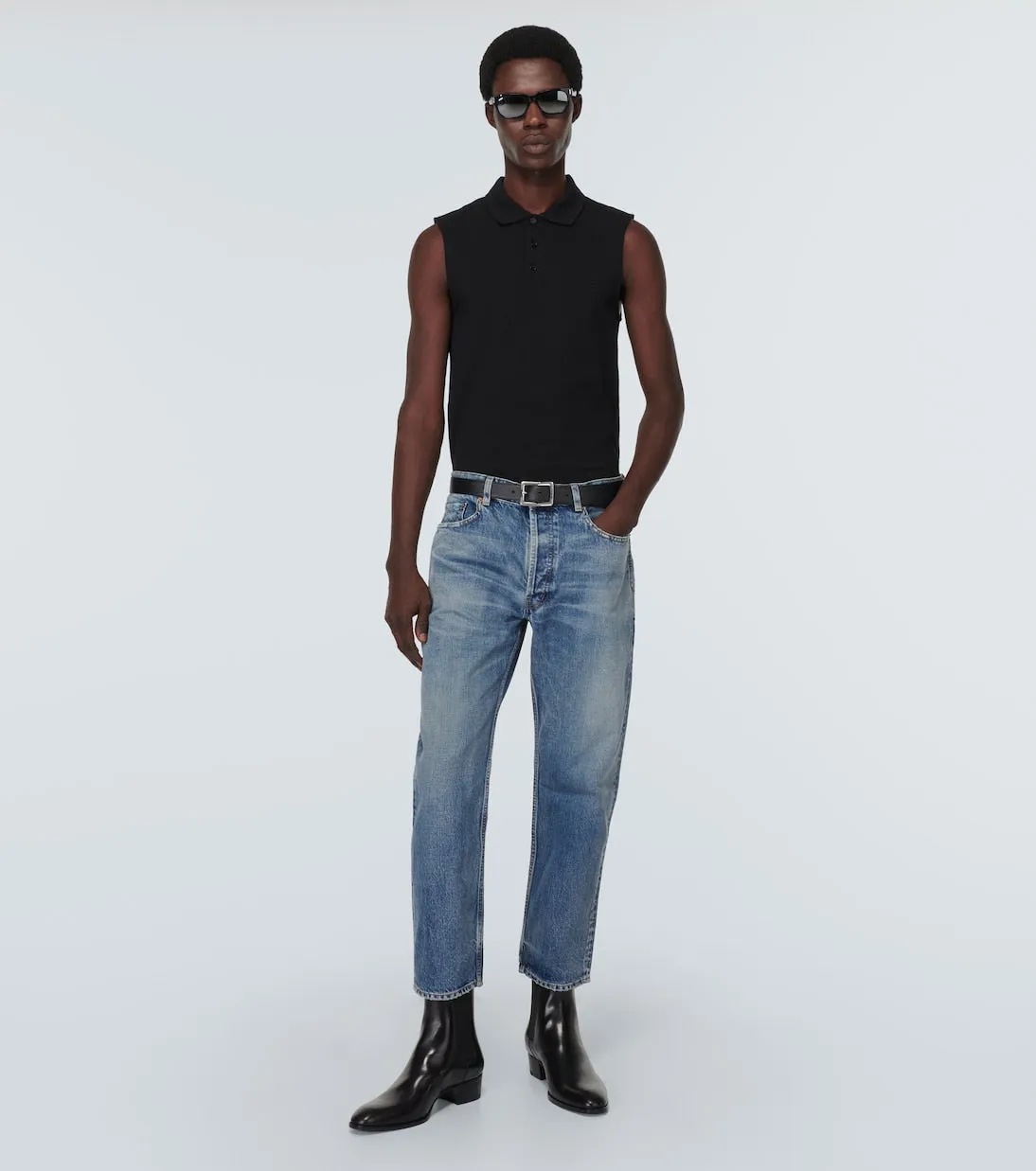 Mick straight jeans Saint Laurent, blue