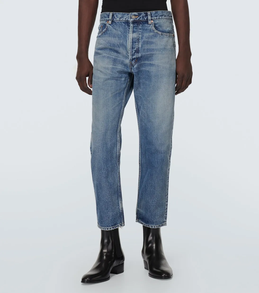 Mick straight jeans Saint Laurent, blue