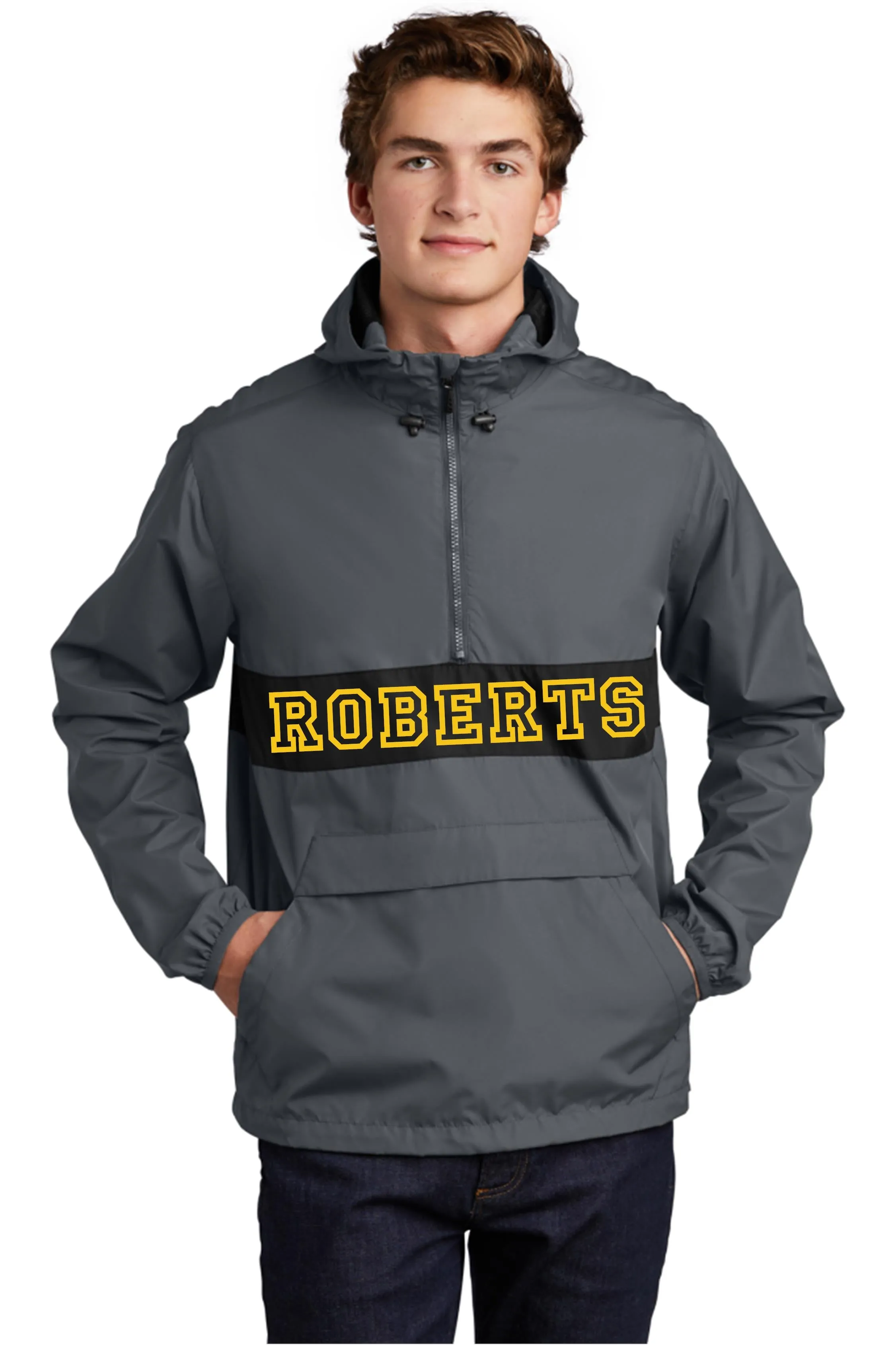 Roberts Sport-Tek® Zipped Pocket Anorak. JST65