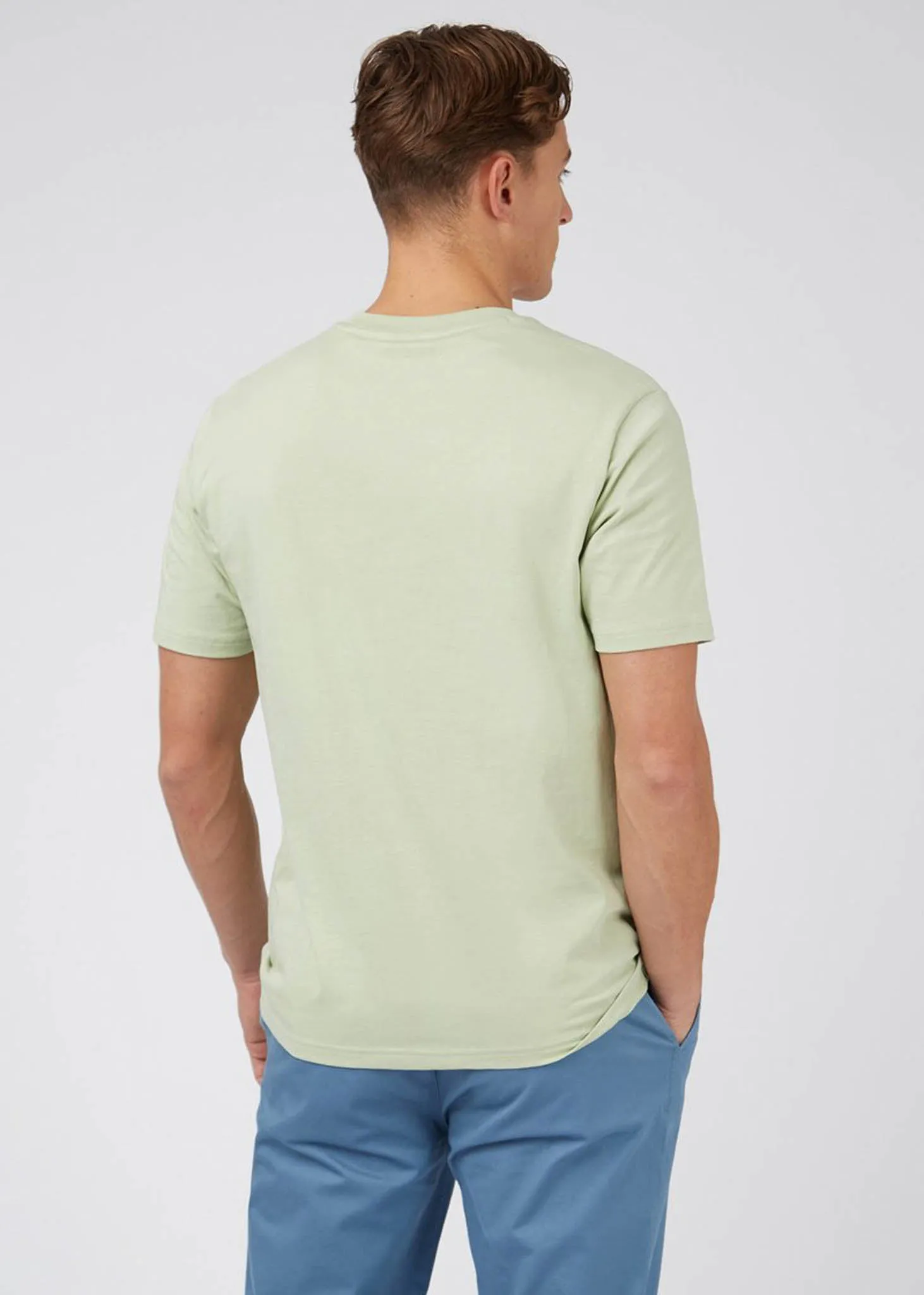Signature pocket tee - pistachio