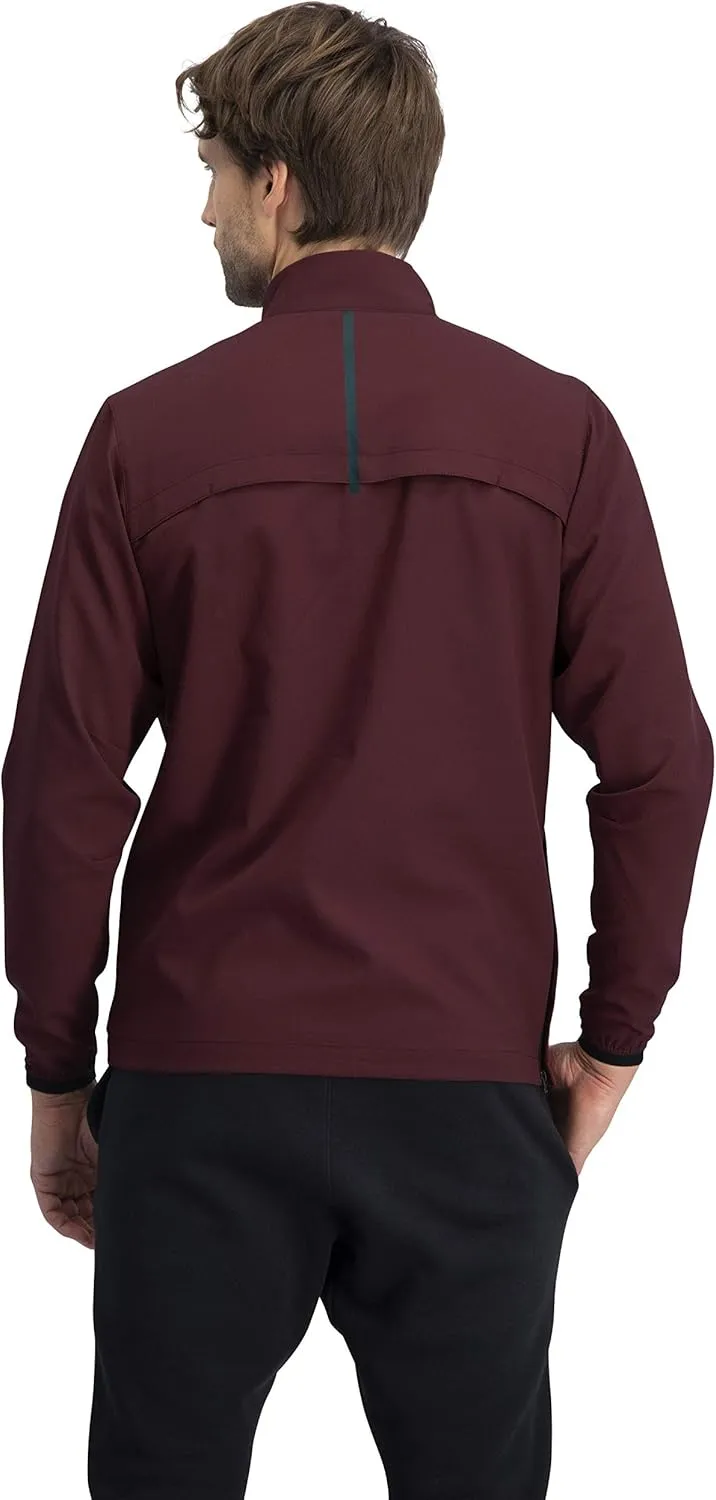 Three Sixty Six Mens Windbreaker Jackets - Zippered Golf Wind Breaker Jacket - Vented, Dry Fit